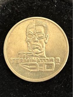 Terminator 2 Universal Studios Game Token
