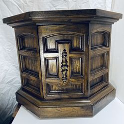 Natural Wood Antique Table