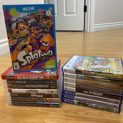 Video game lot PS5/PS4/PS3/Wii U (FIRM PRICE)