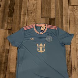 Men's Inter Miami CF adidas Originals Blue 2025 Lionel Messi Third Jersey