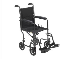 Lightweight Folding Transport Wheelchair