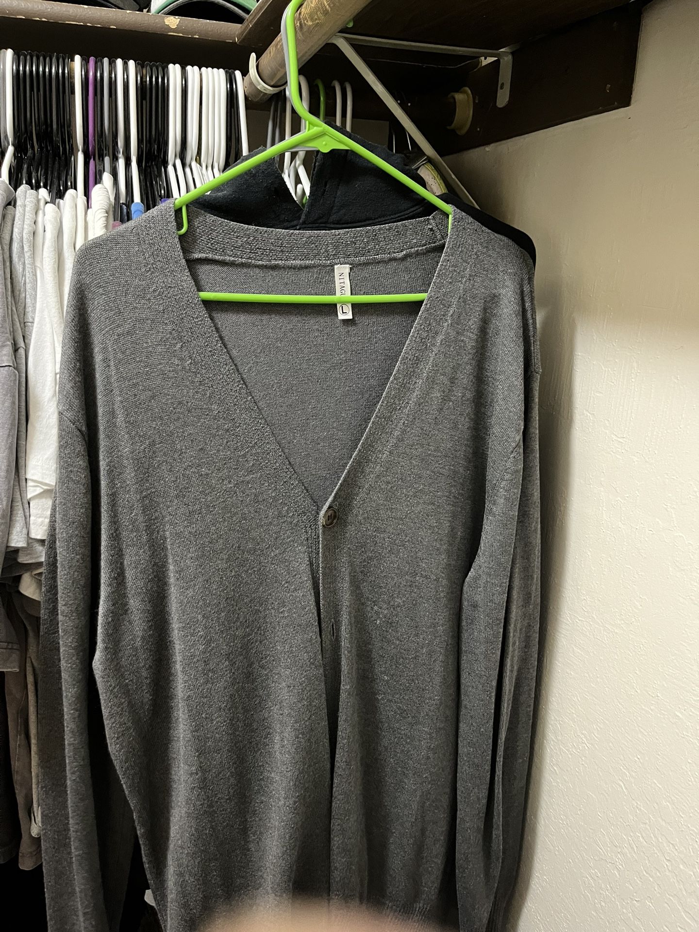Gray Cardigan