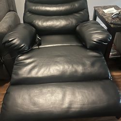 Black Leather Lift Chair
