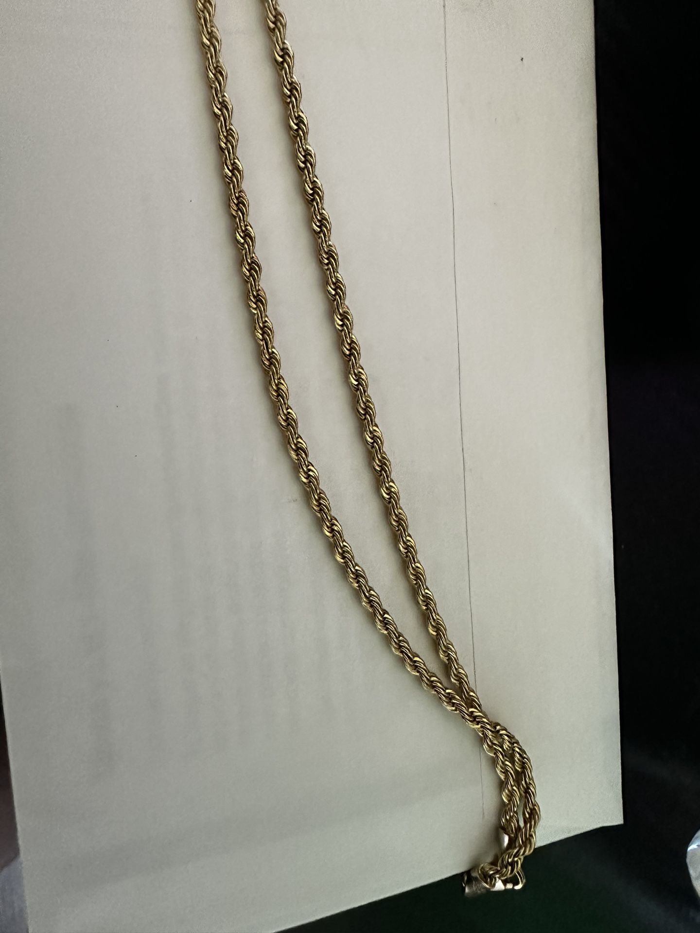 14k Gold Chain And Bracelet