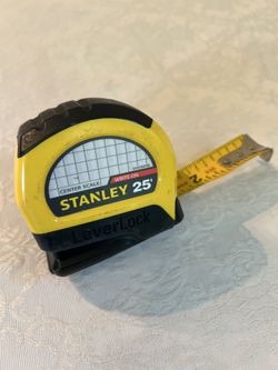 STANLEY 25’ TAPE MEASURE ~ FRACTIONAL READ LEVER LOCK ~ NEVER USED ~ NEW