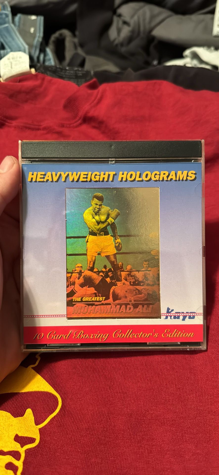 1992 10 Hologram Heavyweight Boxing Cards 