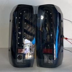 Ford F-150 / F-350 / Bronco Smoked LED Tail Lights for 1990 to 1996