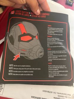 Antman helmet with Lego antman figure included