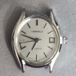 Caravelle By Boluva Lady's Stainless Steel Time Piece 26 mm Case Only (No Batteries)