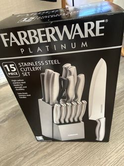 Farberware Platinum 15-Piece Stainless Steel Knife Set