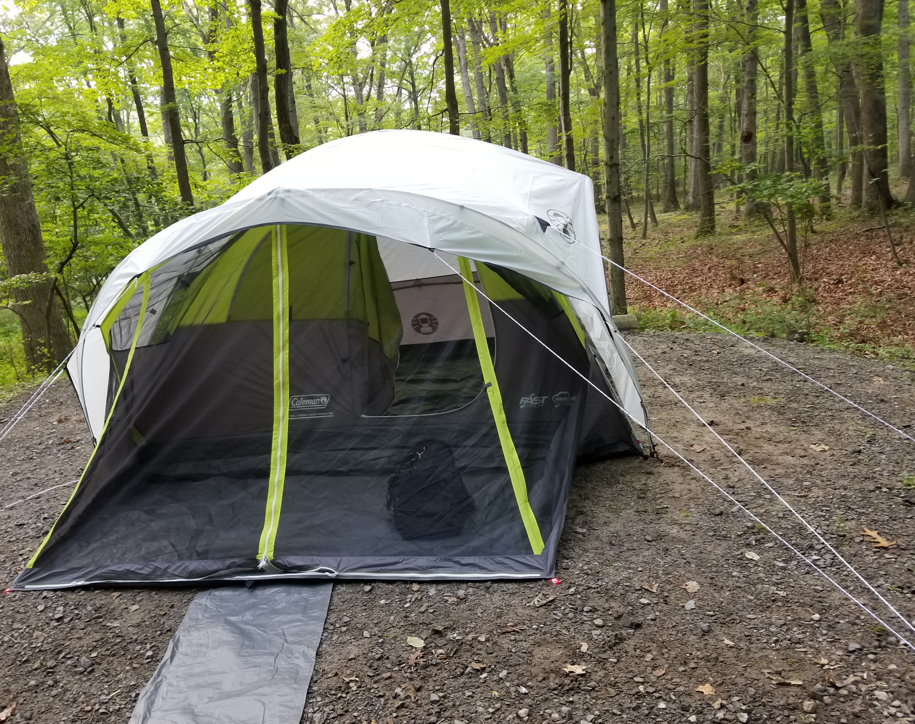 Coleman Dome tent with screen room