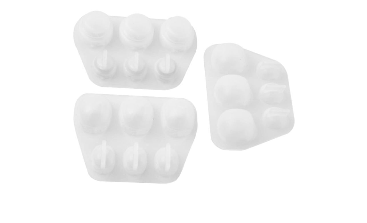 3Pcs Skull Epoxy Mold DIY Silicone Jewelry Craft Molds