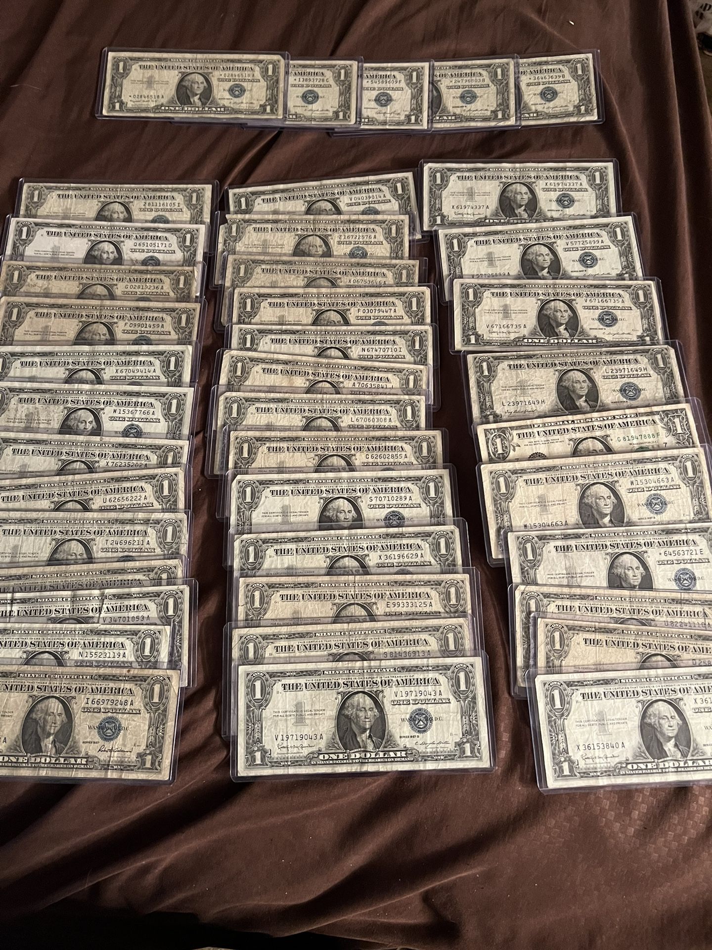 $1 Silver Certificates.