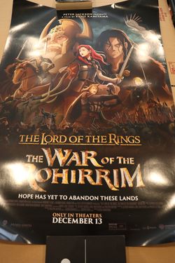 Movie Poster 27x40 – The War of The Rohirrim – Double-Sided
