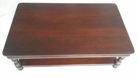 Solid wood coffee table