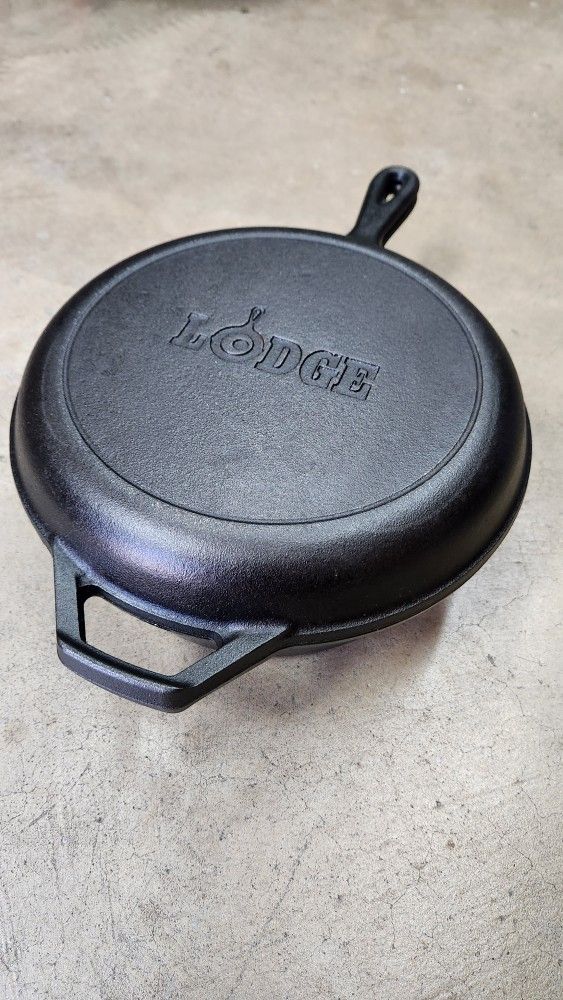 Lodge combination Dutch oven.$40