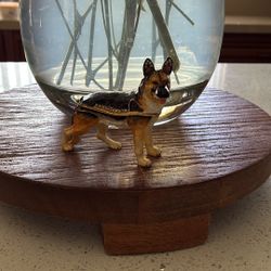 Decorative German Shepherd trinket box