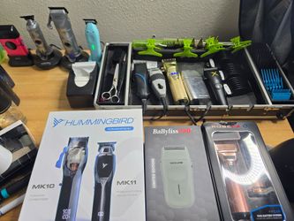 Barber tools used and new