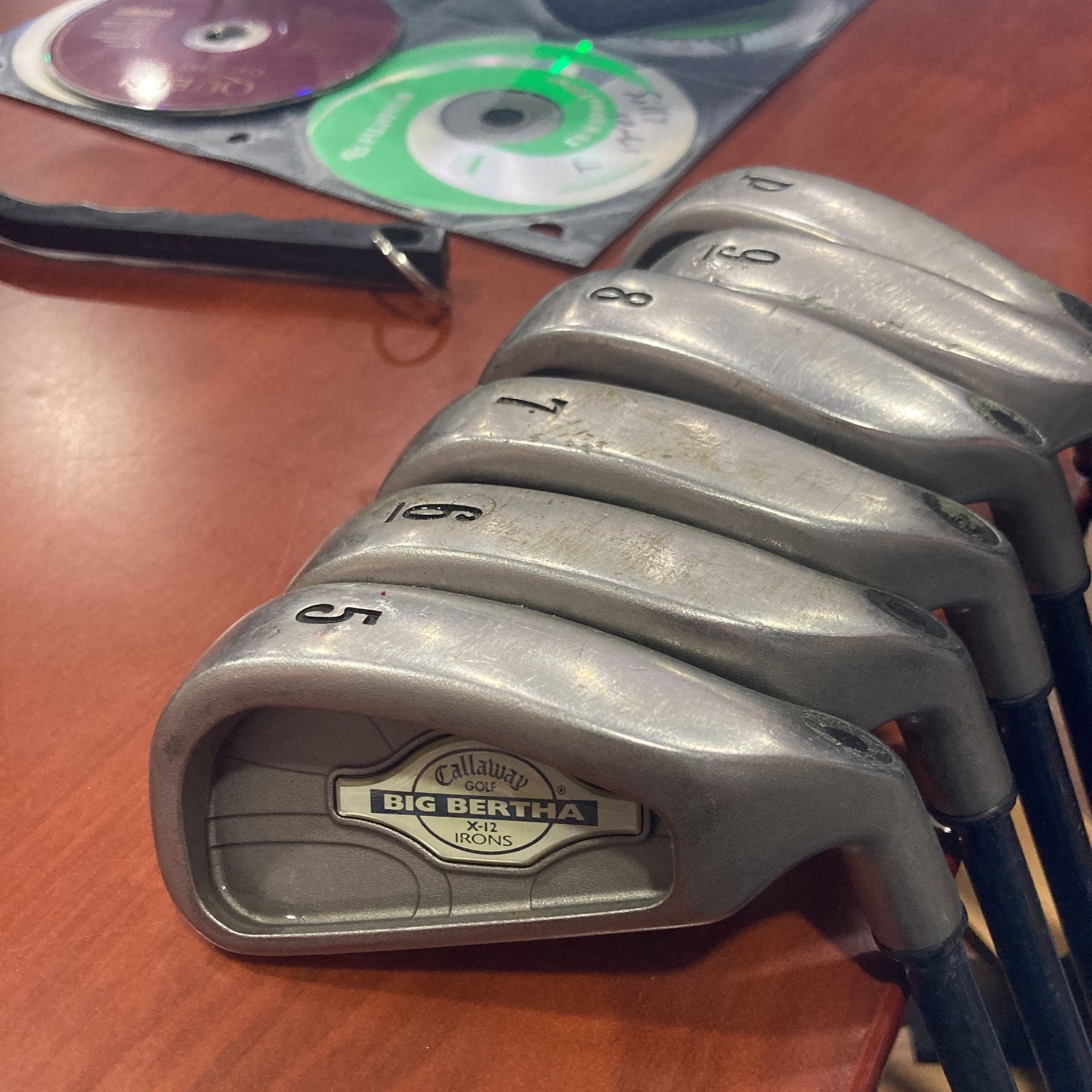 Callaway Big Bertha Graphite Regular Shafts Five Iron Through Pitching Wedge for Sale in