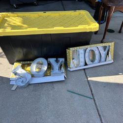 Marquee Letters Joy