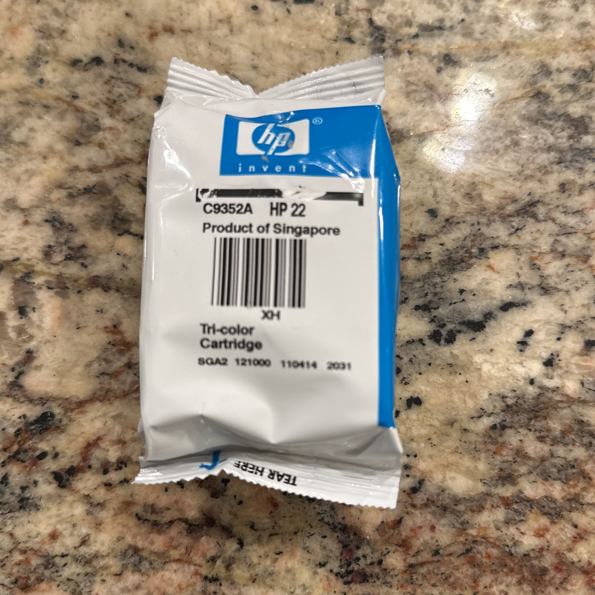 HP 22 Tri Color Cartridge - Unopened