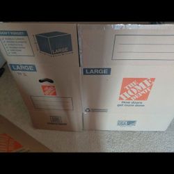 (20) Large Boxes With Handles $35 Plus 1 Roll Of Tape