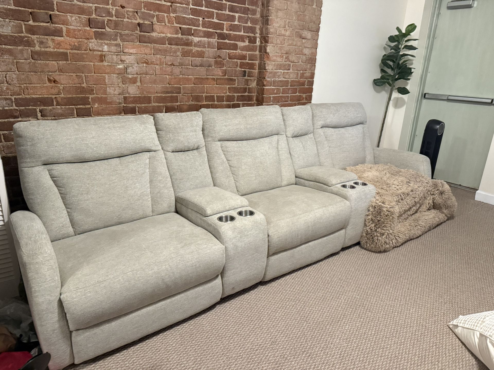 Loveseat Recliners x3
