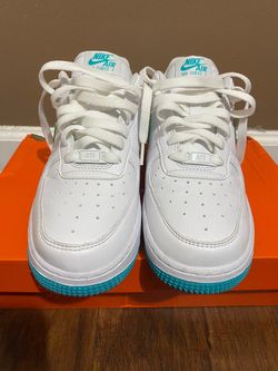 Nike Air Force 1 Low White Teal Sneakers