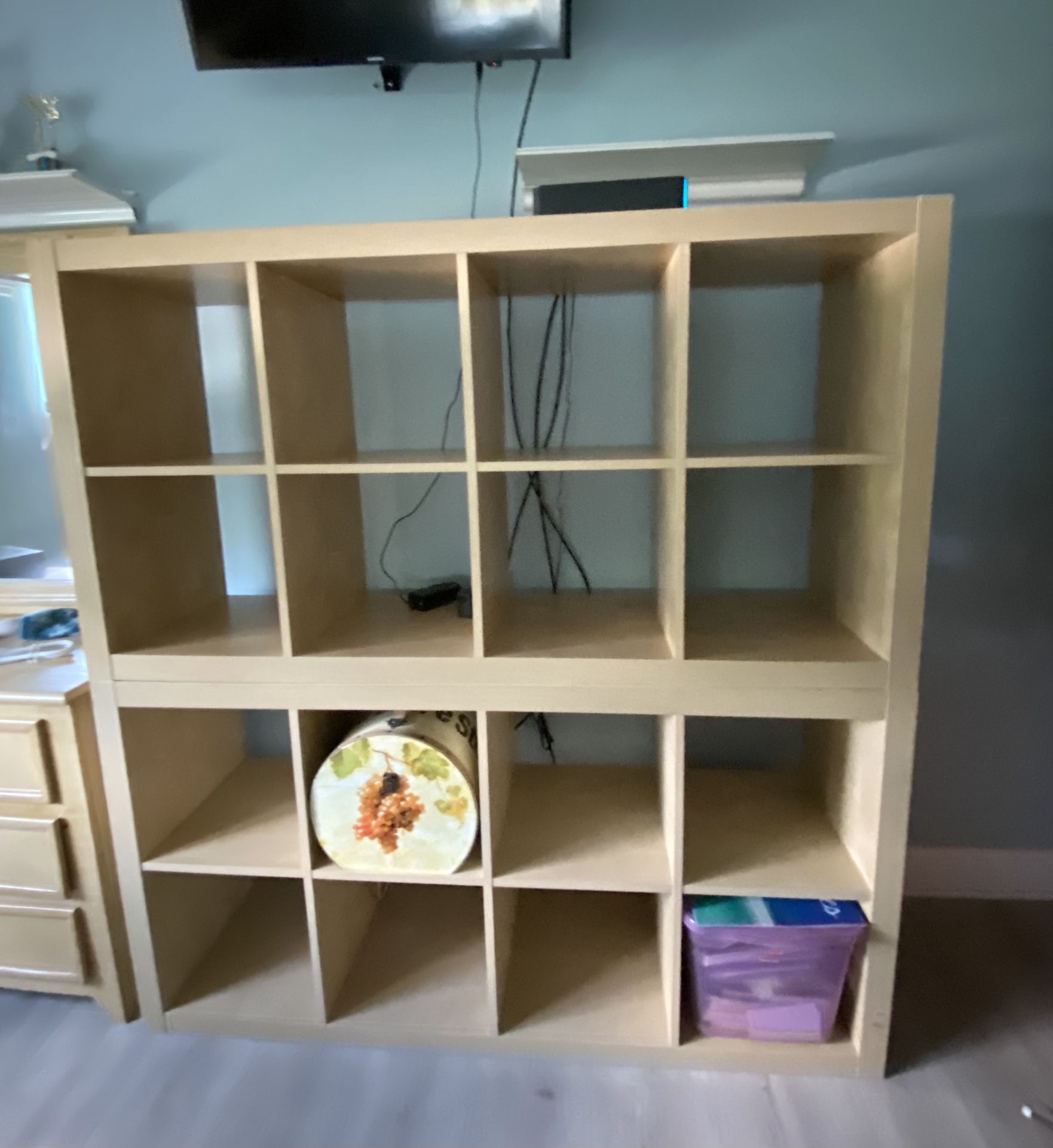 IKEA Kallax Bookshelves (set of 2) Beige 