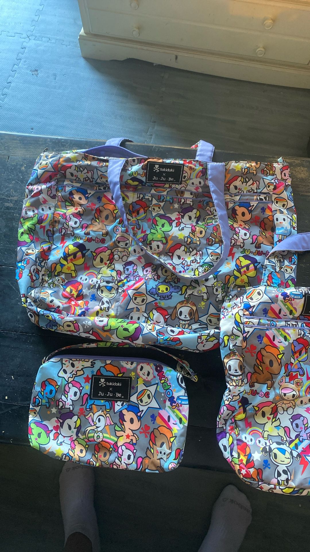 3 Matching Ju-Ju-Be Bags