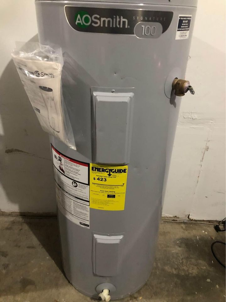 Refurbished 50 gal Natural Gas Water Heater (includes installation)