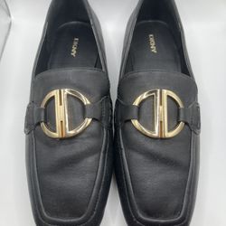 DKNY Loafers Size 7 Black 