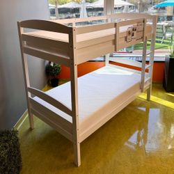 Bunk Bed Bed Frame With Mattresses 