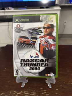 NASCAR Thunder 2004 Microsoft Xbox  CIB Complete With Manual