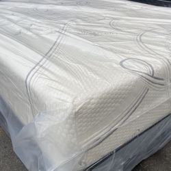 TWIN MEMORY FOAM MATTRESS WITH BOXSPRING ‼️