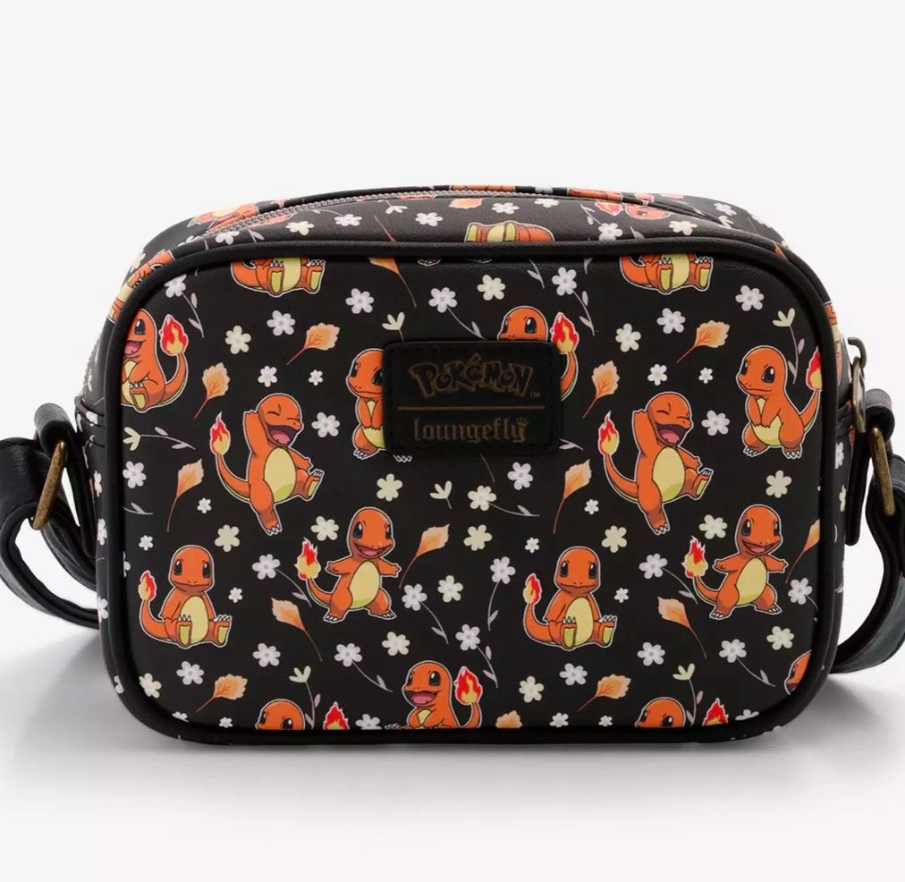 Loungefly Pokemon Charmander Crossbody Daisy Pattern Floral Loungefly Bag