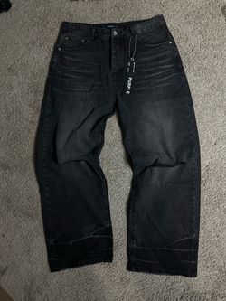 Purple jeans
