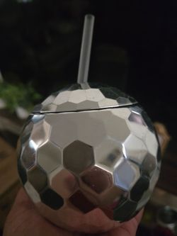 Disco ball sip cups