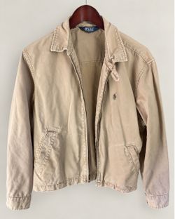 Vintage Polo Ralph Lauren Tan Harrington Jacket S