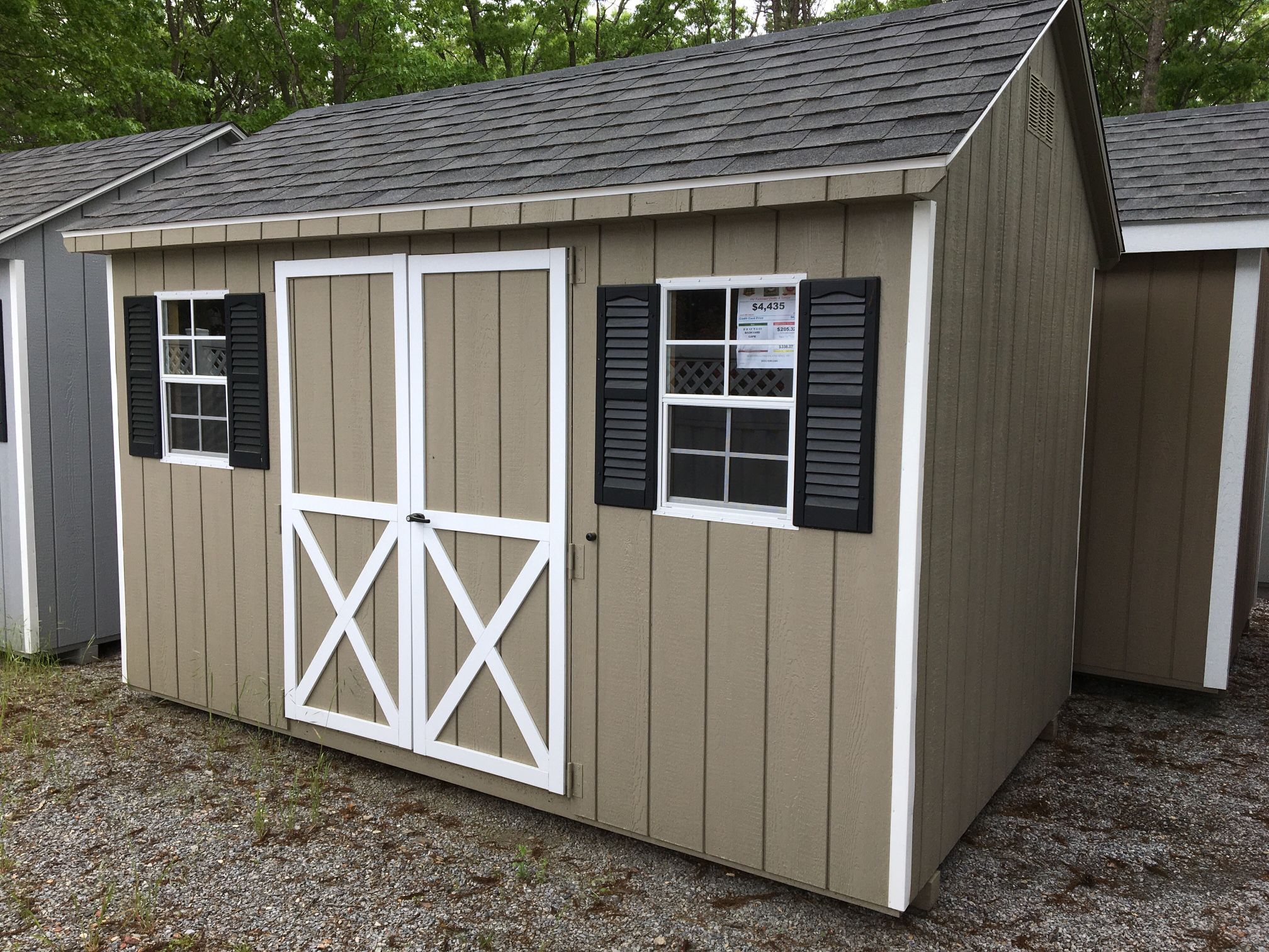 8’ X 12’ Cape Storage Shed