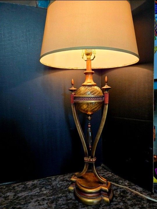 Maitland Smith Ornate Neoclassical Table Lamp 24" Tall Check My Other Listings