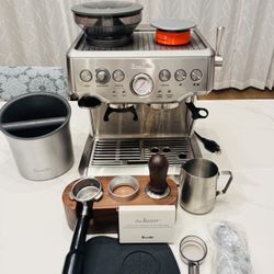 Breville Barista Express Espresso Machine& Accessories