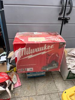 Milwaukee 14’ cut off saw