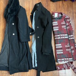 WOMAN’S WINTER PEA COATS (LIKE NEW) - $50