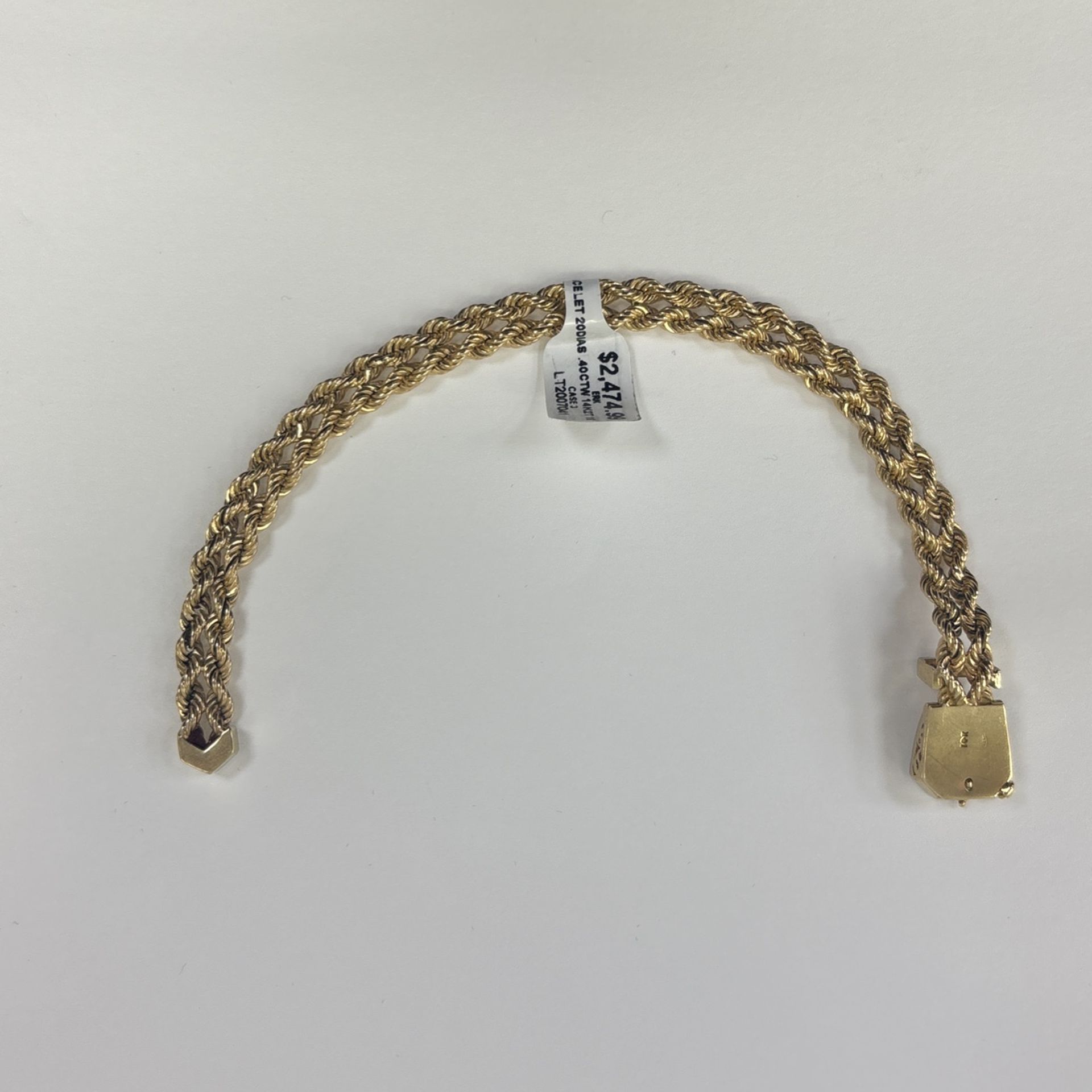 Rope Fashion Bracelet 14K 