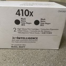Genuine HP OEM 410X Black High Yield Toner Cartridge CF410XD New Sealed 