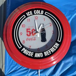 Coca Cola Clock
