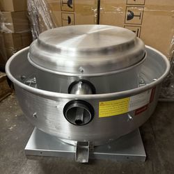 2500 Cfm Food Truck Exhaust System, Fan. Grease Rated, 0.5 Horsepower, 110volts