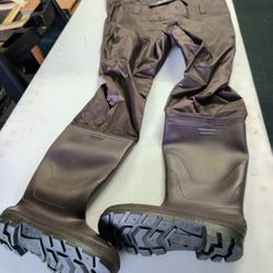 Fishing Chest Wader With Boots Size 10