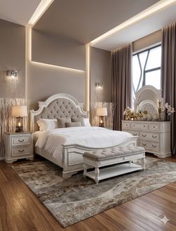 Magnolia manor king size bedroom set